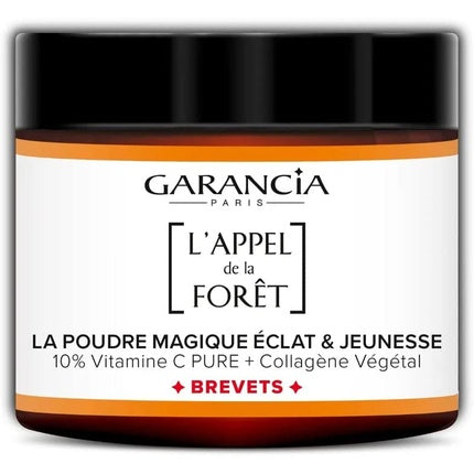 Pudră facială Garancia La Poudre Magique Éclat & Jeunesse, 6g, ambalaj sticlă maro, capac negru