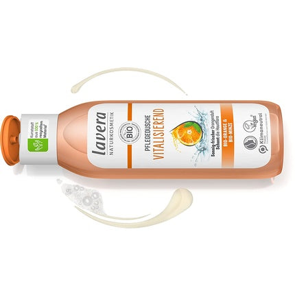 Gel de duș Lavera Vitalizing Organic Orange și Mint, 250ml