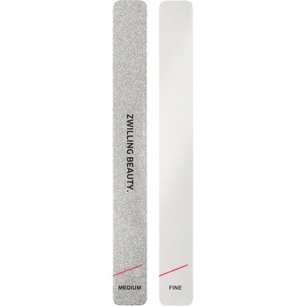 File pentru unghii Zwilling Professional Sandleaf, argintiu, granulație medie și fină