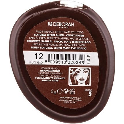 Fard obraz, Deborah, 12, piersică intens