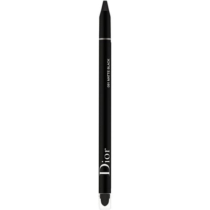 Creion de Ochi Christian Dior Diorshow 24H Stylo Waterproof Eyeliner 091 Matte Black 0.007oz
