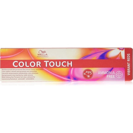 Vopsea pentru păr, Wella, Colour Touch 55/54 Mahon-Roșu