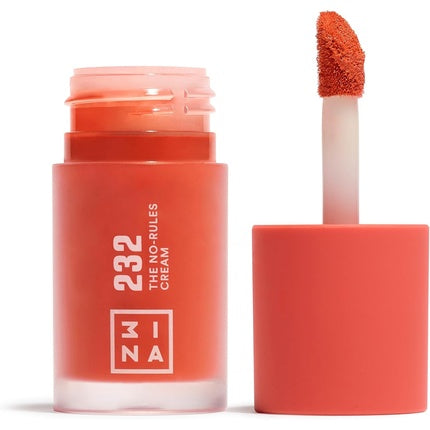 3ina Makeup The Norules Cream, 232 Coral Red, 15ml