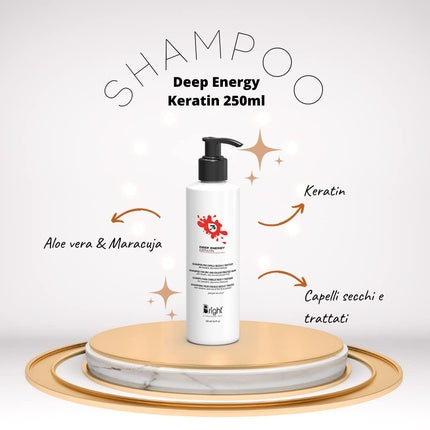 Șampon Bright, Deep Energy, păr tratat, 250ml