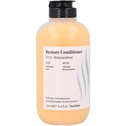 Balsam de păr BackBar No. 07 Restore Beta Carotene 250ml pentru păr deteriorat
