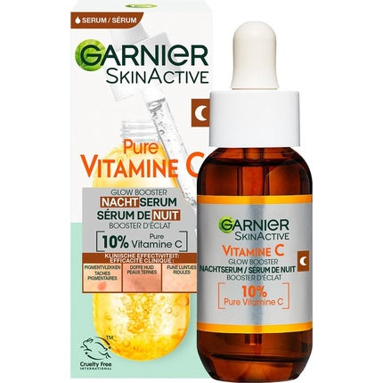 Serum de noapte, Garnier SkinActive Pure Vitamin C 30 ml, cu vitamina C