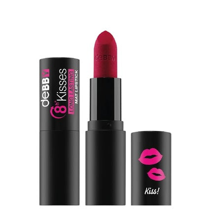 Batom de buze DEBBY Kisses Matte, roșu, 3.5g