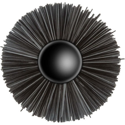 Perie rotundă pentru păr, Beauty 360, model Nylon Hair Brushes, negru