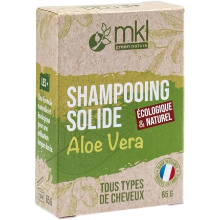 Șampon Solid MKL Green Nature cu Aloe Vera pentru Toate Tipurile de Păr, 65g