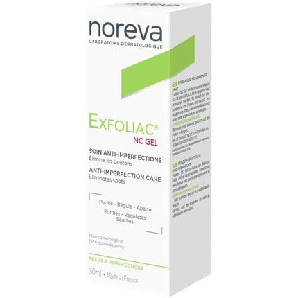 Ser Anti-Imperfecțiuni Noreva Exfoliac NC Gel, 30ml