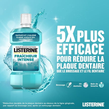 Listerine Fresh Mouthwash, 500 ml, albastru
