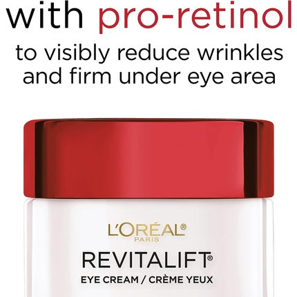 Crema de ochi L'Oréal Paris RevitaLift Pro-Retinol anti-bătrânire, 30ml