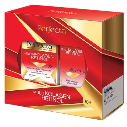 Set Îngrijire Piele, Perfectaset, Multi-Kolagen Retinol 60+, cremă zi-noapte 50ml și cremă pentru ochi 15ml