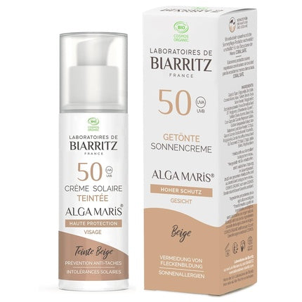 Cremă Colorată Pentru Față, Laboratoire De Biarritz, SPF50, Beige, 50 ml