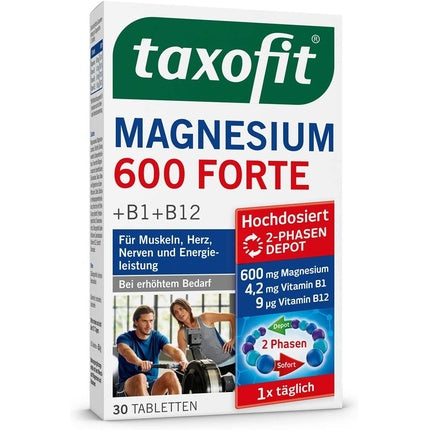 Tablete Taxofit Magnesium 600 Forte, Supliment Mineral, 30 Bucăți
