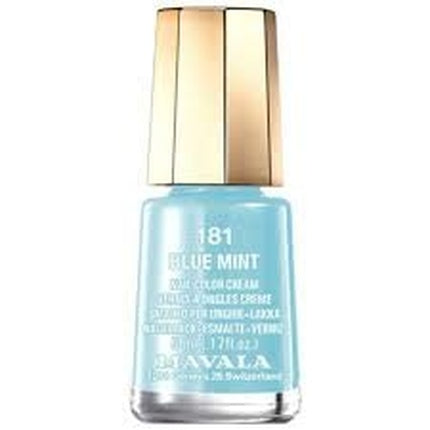Esmeu de unghii Mavala Mini Color Blue Mint 181, culoare albastru-mint, capacitate 5ml