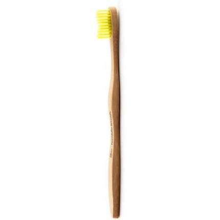 Periuță de dinți, The Humble Co, bambus, galben, soft