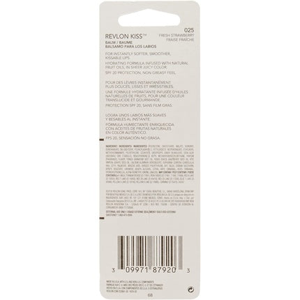 Balsam Buze Revlon Kiss SPF20 Căpșuni 2.6g