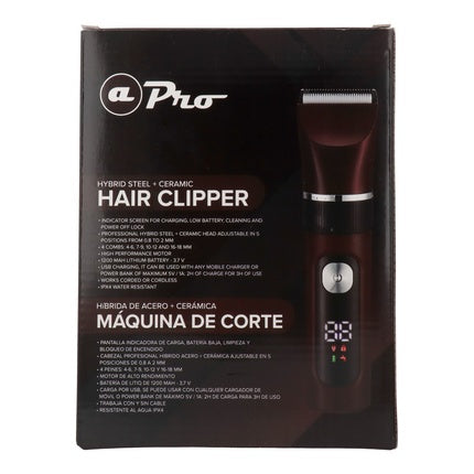 Mașină de tuns păr Albi Pro Hybrid Steel Ceramic 2873g Gri