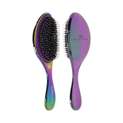 Perie păr Olivia Garden Aurora, violet, normal și des