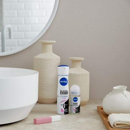 Deodorant Spray Nivea Black & White Invisible Clear 150ml