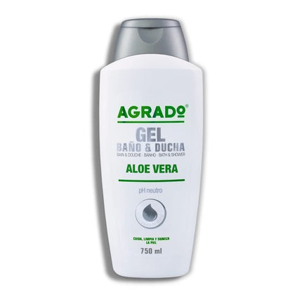 Gel de Duș, Agrado, Aloe Vera, 750 ml, alb