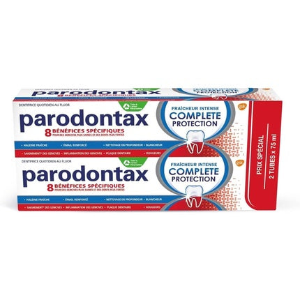 Pastă de dinți Parodontax Fluoride Intense Freshness Complete Protection, 75ml x 2
