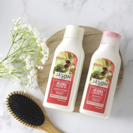 Sampon, Jason's Natural, Jojoba si ulei de ricin, 473ml