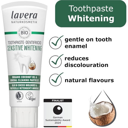 Pastă de dinți Lavera Sensitive Whitening 70 g