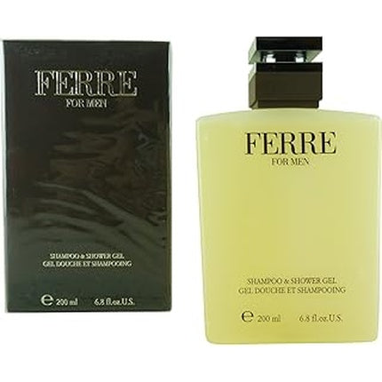 Gel de duș și șampon pentru bărbați, Gianfranco Ferre, Ferre For Men, 200ml