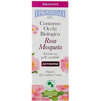 Cremă contur ochi, I Provenzali, Rosa mosqueta, 15 ml
