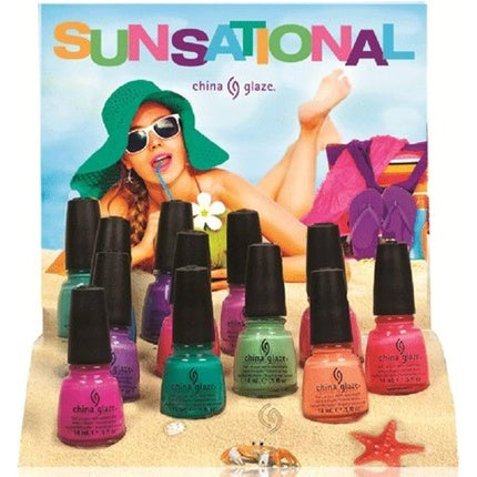 Lac de unghii, China Glaze, Highlight Of My Summer, verde, 14ml