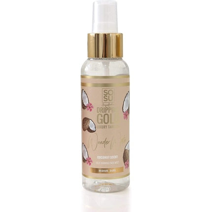 Autobronzant Față, Sosu By Sj, Parfum de Cocos, Medium/Dark