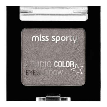 Umbra ochiuri Miss Sporty Studio Color Mono Long-Lasting Eyeshadow 060, gri metalizat, 2.5g
