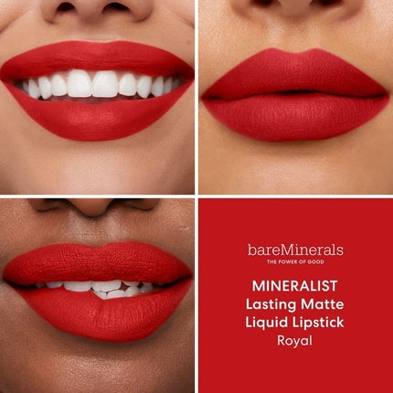 Ruj lichid, Bareminerals, Mineralist Lasting Matte, 3.5ml, Royal