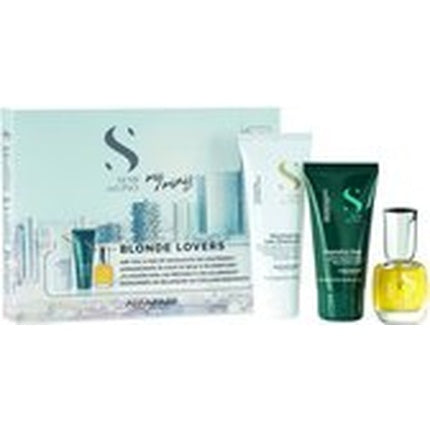 Set produse îngrijire păr, Alfaparf Milano Semi Di Lino My Minis Blonde Lovers Kit