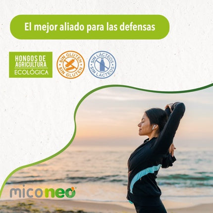 Supliment ciuperci, Mico Neo, 60 capsule, organic