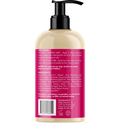 Gel de Styling Mielle Organics cu Miere și Ghimbir, 384ml