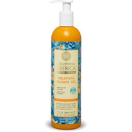 Gel de duș, Natura Siberica Oblepikha, hidratare intensă, 400ml