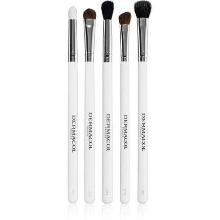 Set perii machiaj ochi Dermacol Master Brush 5 bucăți