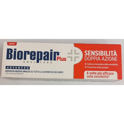 Pastă de dinți Biorepair Plus Advanced Sensitivity, 75ml x 2