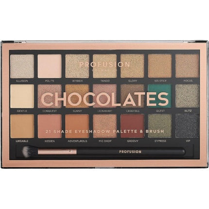 Paletă Farduri de Ochi, Profusion Cosmetics, 21 Nuante
