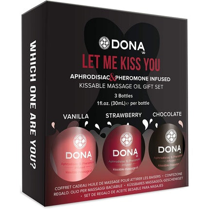 Ulei masaj, Dona, Let Me Kiss You, vanilie căpșuni ciocolată
