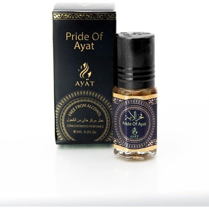 Set Parfum Concentrat Ayat Perfumes, Pride Of Ayat, 12 x 3ml, Culoare Negru/Aur