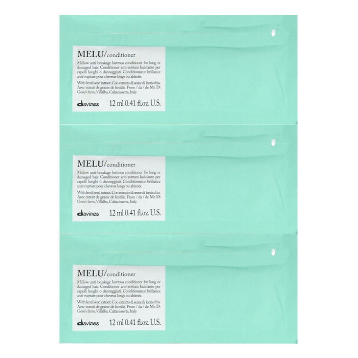 Balsam de păr Davines MELU, anti-rupere, pentru păr lung sau deteriorat, 12 x 12 ml
