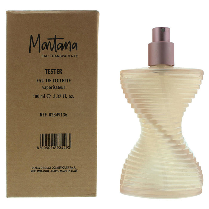 Apă de toaletă Montana Eau Transparente, pentru femei, 100 ml, tester