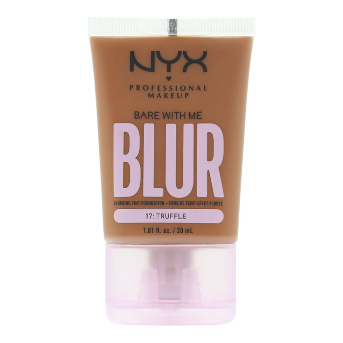 Fond de ten lichid Nyx Bare With Me Blur, finisaj natural, nuanța BWMBT17 Truffle, 30 ml
