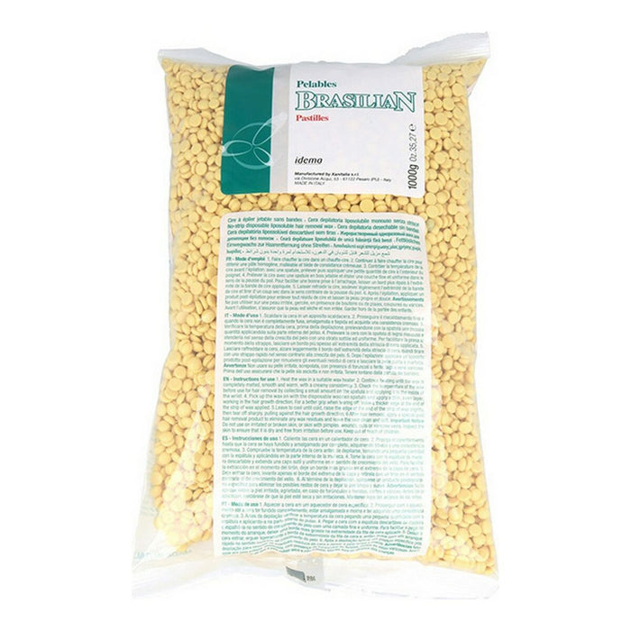 Ceară de epilat Xanitalia cu argan, granule, pentru corp, 1000 g