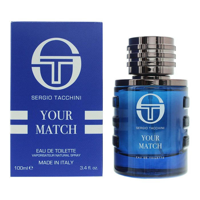Apă de toaletă Sergio Tacchini Your Match, pentru bărbați, 100 ml