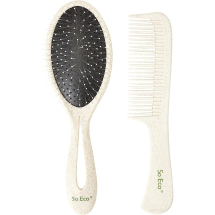Set Perii Păr So Eco, Biodegradabil, Alb